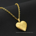 Shangjie OEM Kalung Horoscope Couple de bijoux Collier de coeur romantique Collier de médaillon de médaille d&#39;or